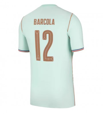 Frankrike Bradley Barcola #12 Bortatröja VM 2026 Kortärmad